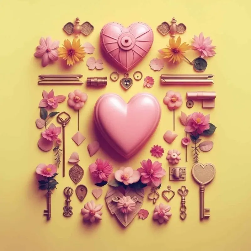 Valentine’s Day Heart Art Collection – 1