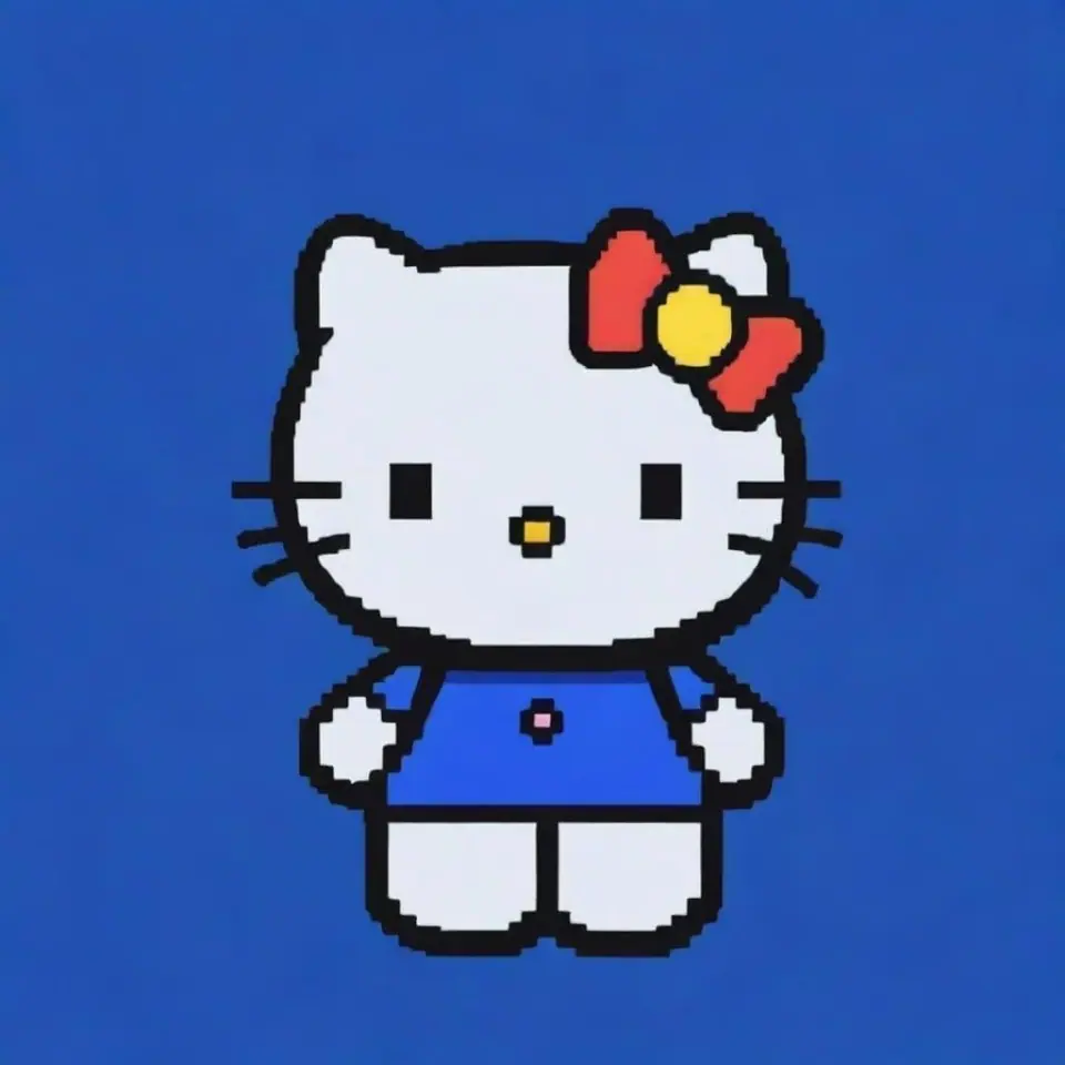 Membuat Seni Piksel Hello Kitty yang Menakjubkan – 3