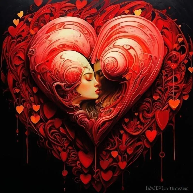 Valentine’s Day Heart Art Collection – 7
