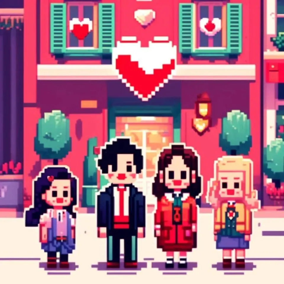Generador de píxeles artísticos Corazón – 6