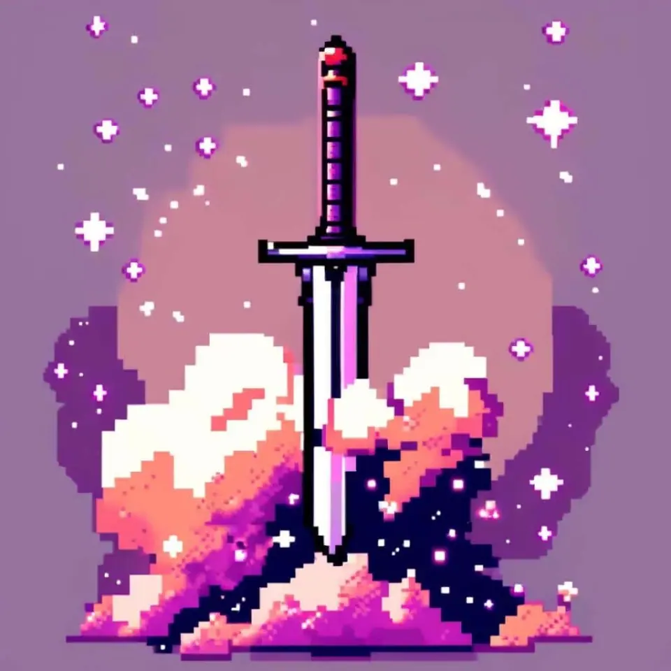 Sword Pixel Art – 8