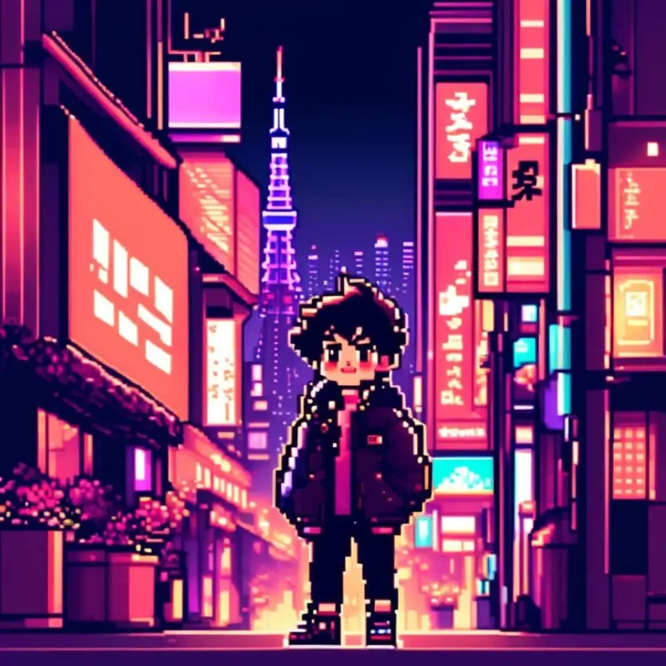 City Pixel Art – 3