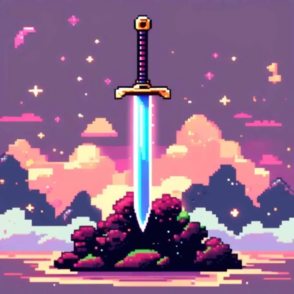 Sword Pixel Art – 4