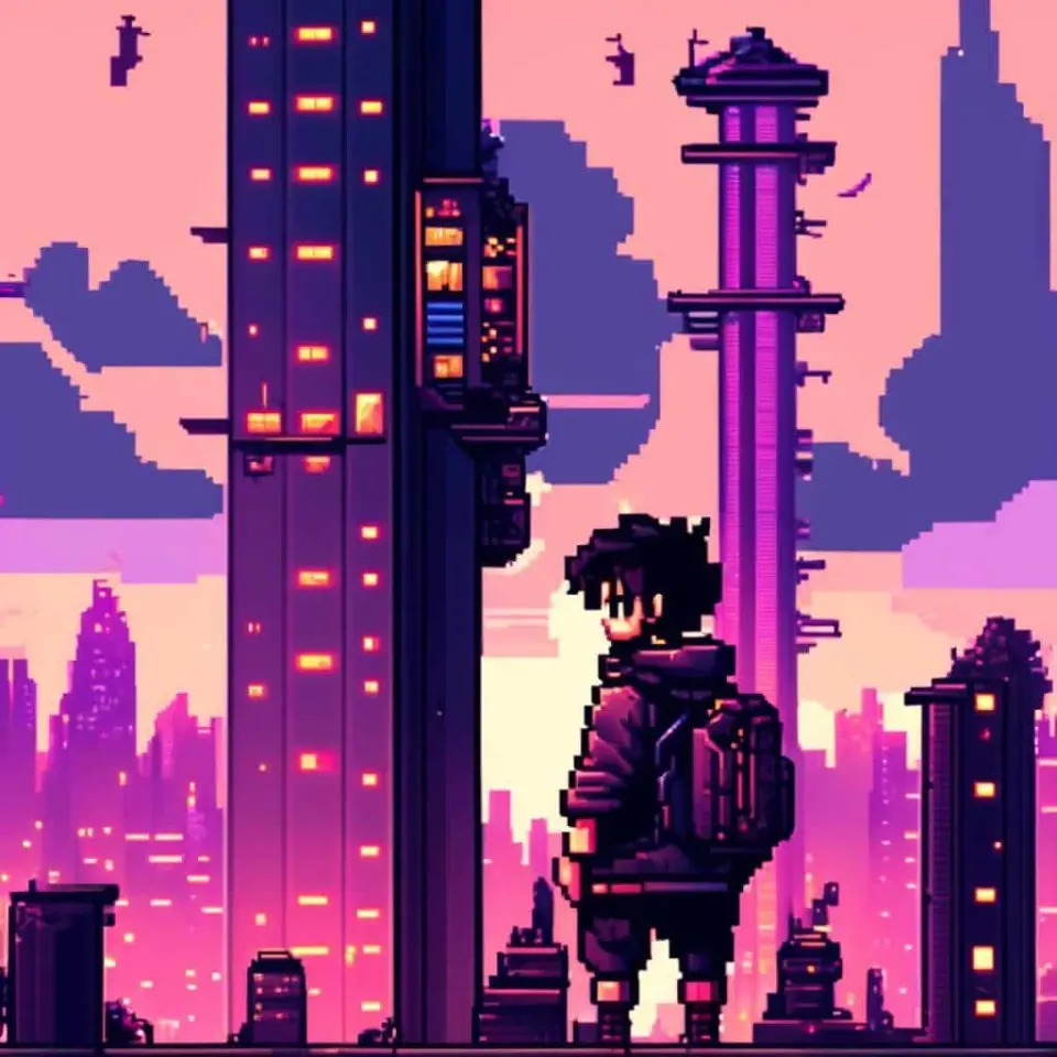 City Pixel Art – 6