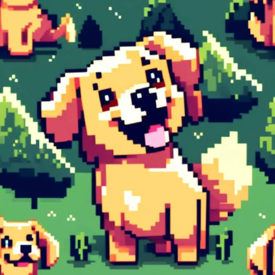 Stunning Doggo Pixel – 3