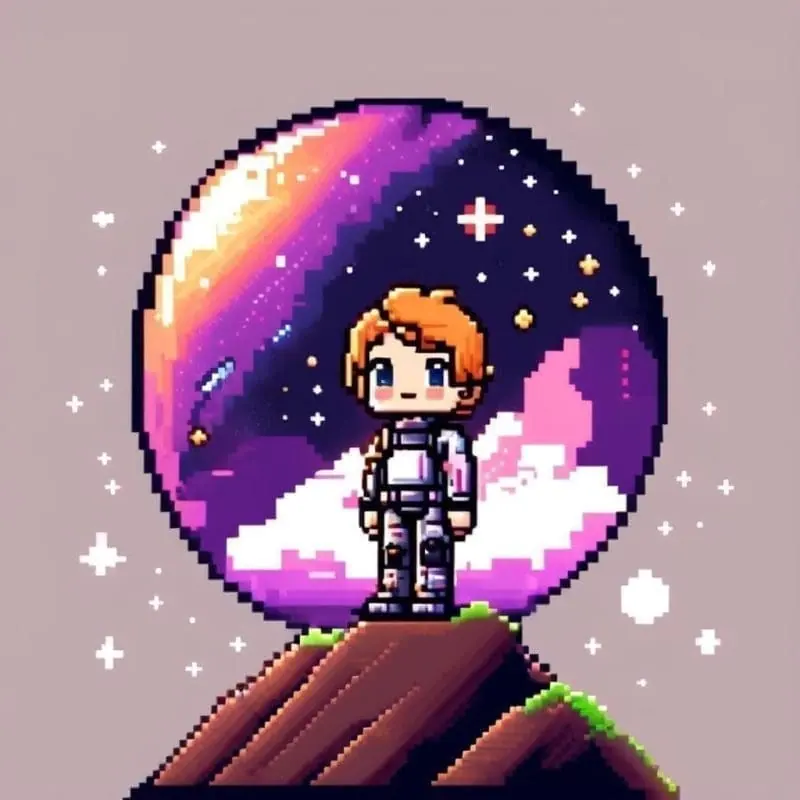 Space Pixel Art – 8