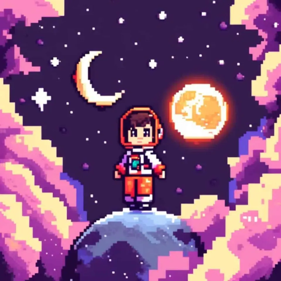Space Pixel Art – 4