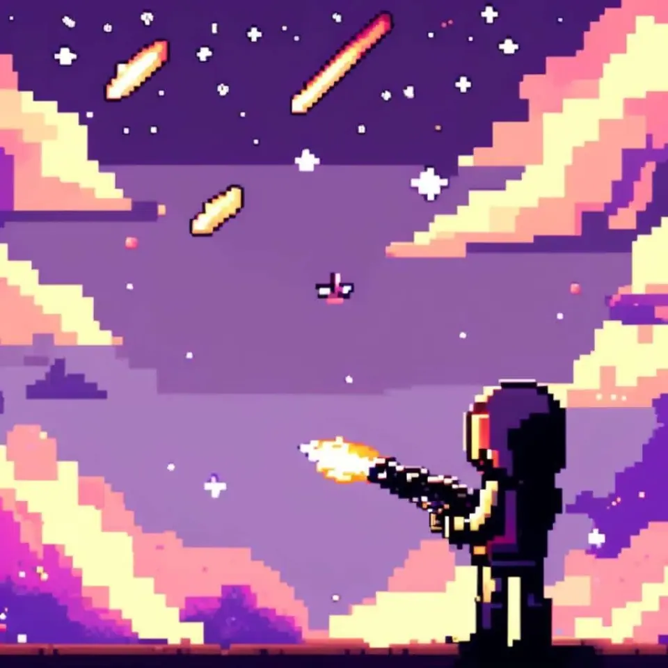 Space Pixel Art – 3