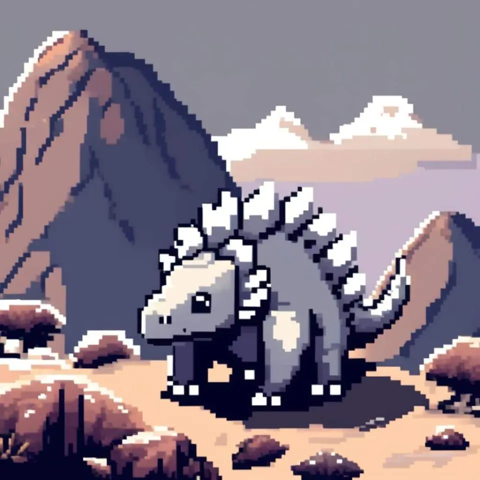 Dinosaur Pixel Art – 7