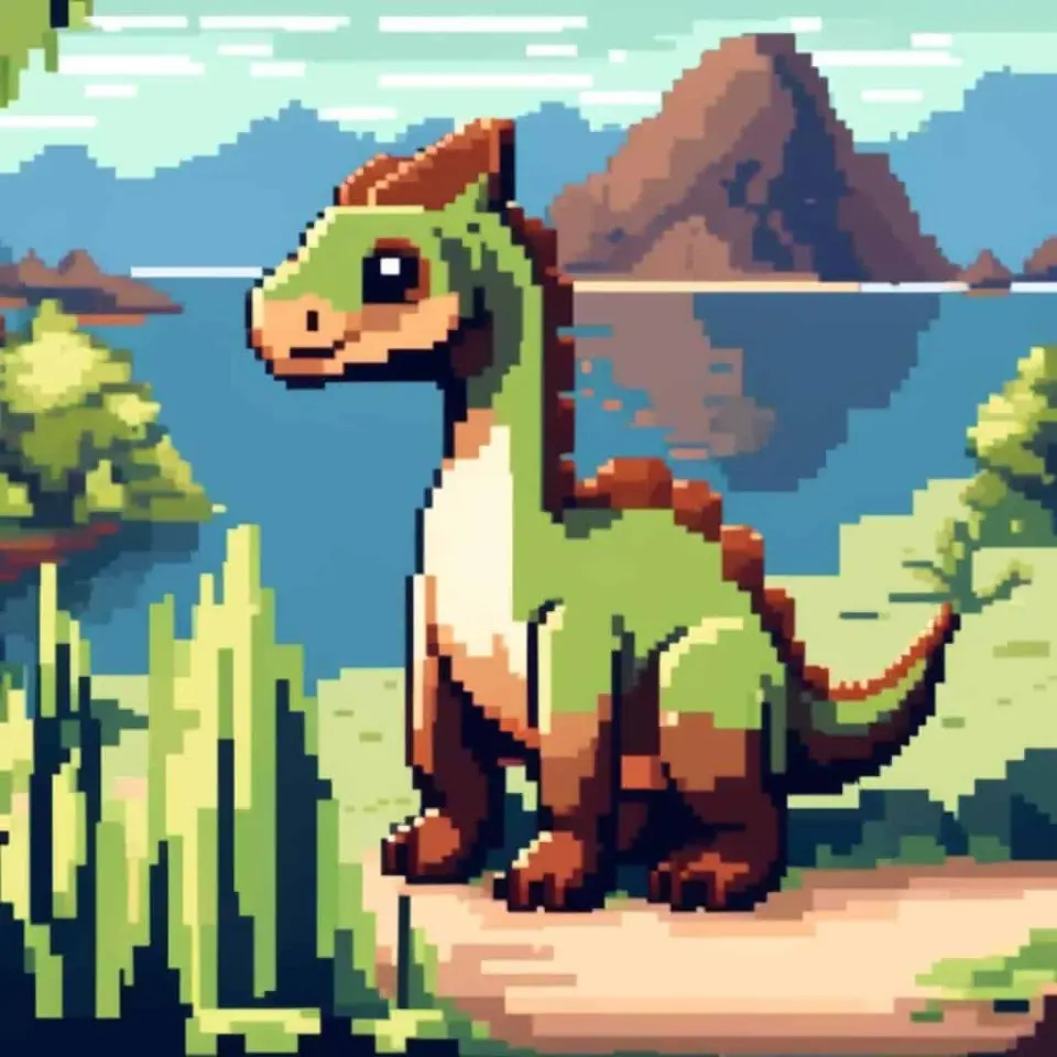 Dinosaur Pixel Art – 8