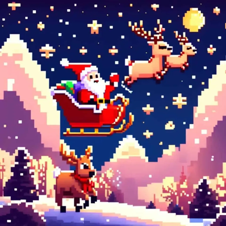 Breathtaking Christmas Pixel Art Collection – 8