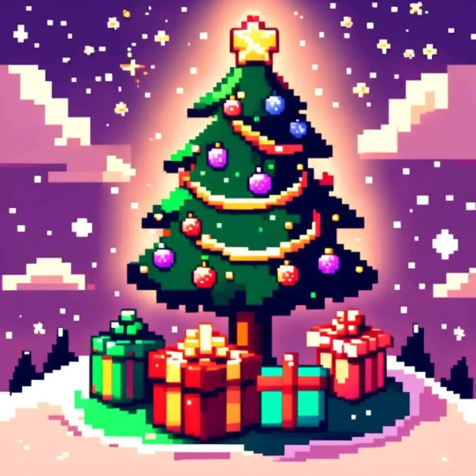 Breathtaking Christmas Pixel Art Collection – 6