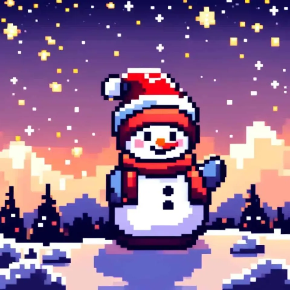 Breathtaking Christmas Pixel Art Collection – 4