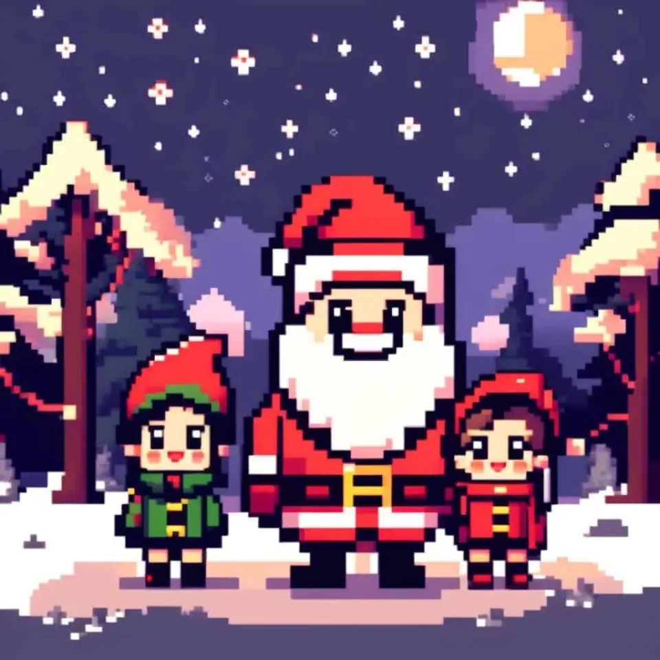 Breathtaking Christmas Pixel Art Collection – 7