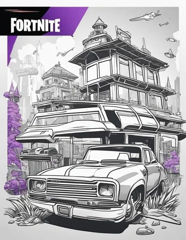 Fortnite Coloring Pages – 4
