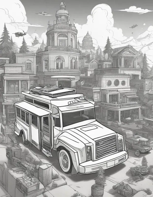 Fortnite Coloring Pages – 3