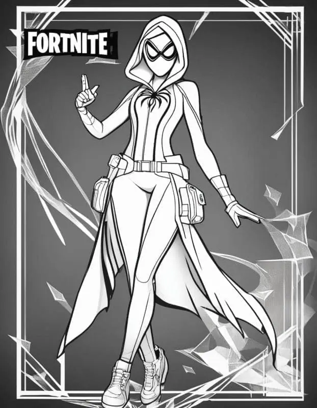 Fortnite Coloring Pages – 1