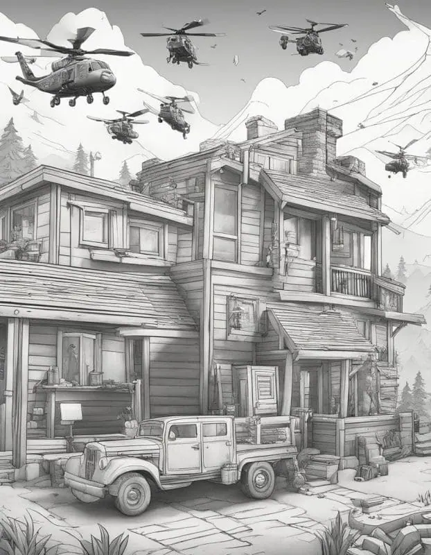 Fortnite Coloring Pages – 8