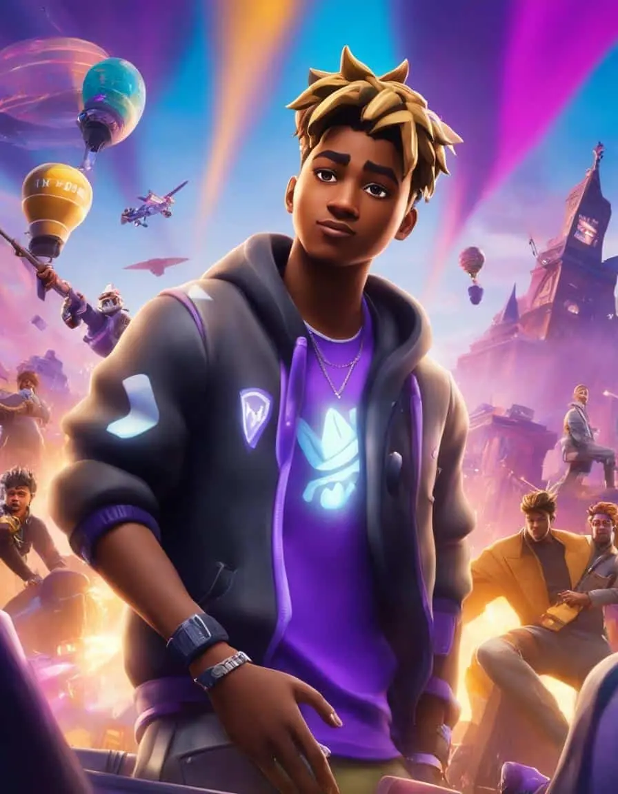 Image Generation Inspired by Juice Wrld and Fortnite – 1