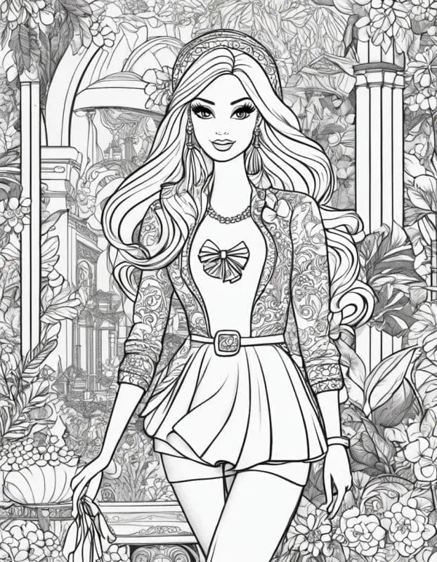 Barbie Coloring Pages – 5