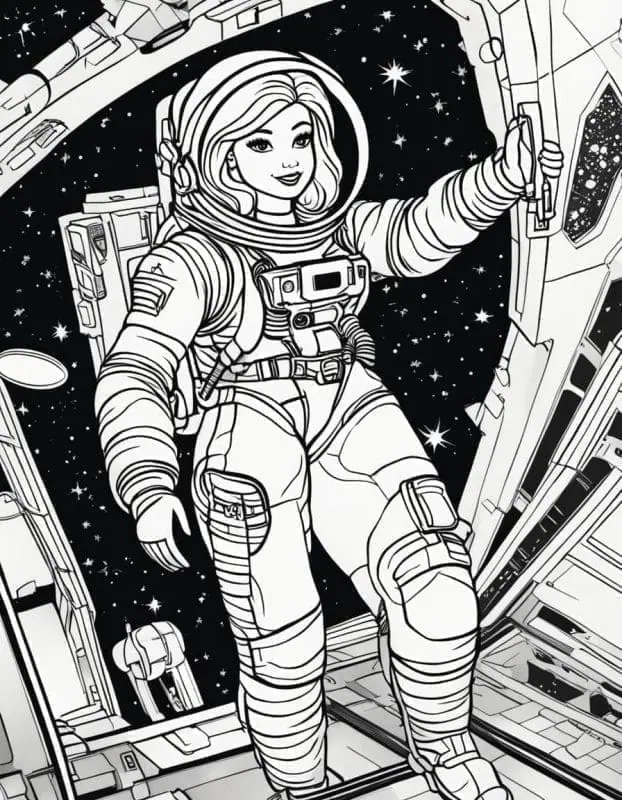 Barbie Coloring Pages – 1