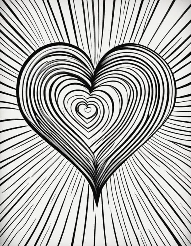 Heart Coloring – 7