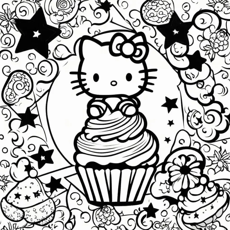 Hello Kitty Coloring Pages – 5
