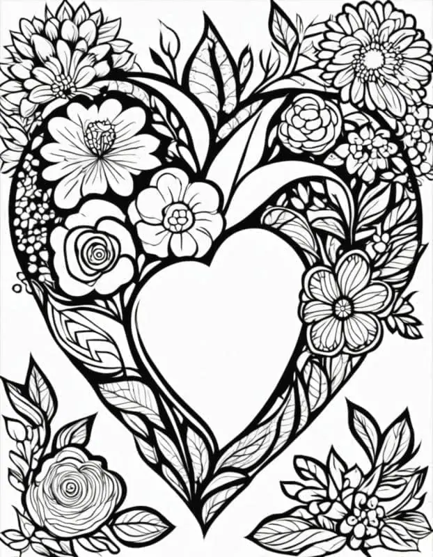 Heart Coloring – 4