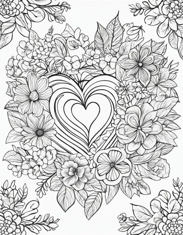 Heart Coloring – 1