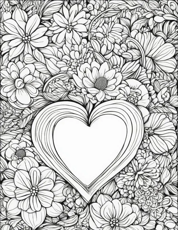 Heart Coloring – 3