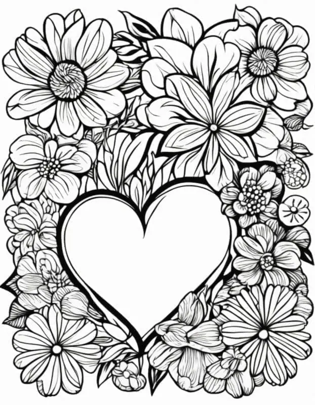 Heart Coloring – 2