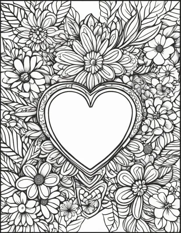Heart Coloring – 5