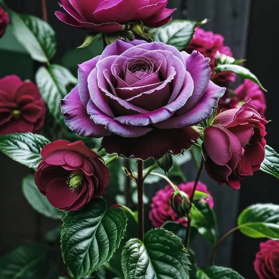 Purple Roses – 1