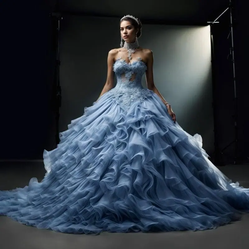Blue Quinceañera Dress Collection – 3