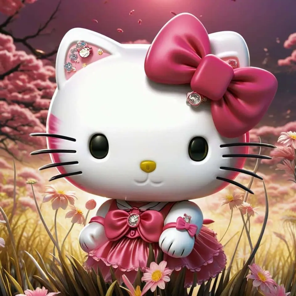 Boneka beruang - Bunga