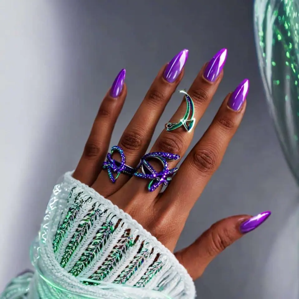 Purple Nail Designs – 7
