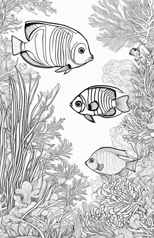 Fish Coloring Pages – 8