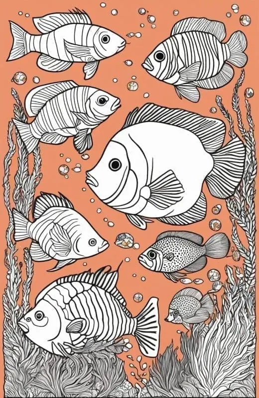 Fish Coloring Pages – 3