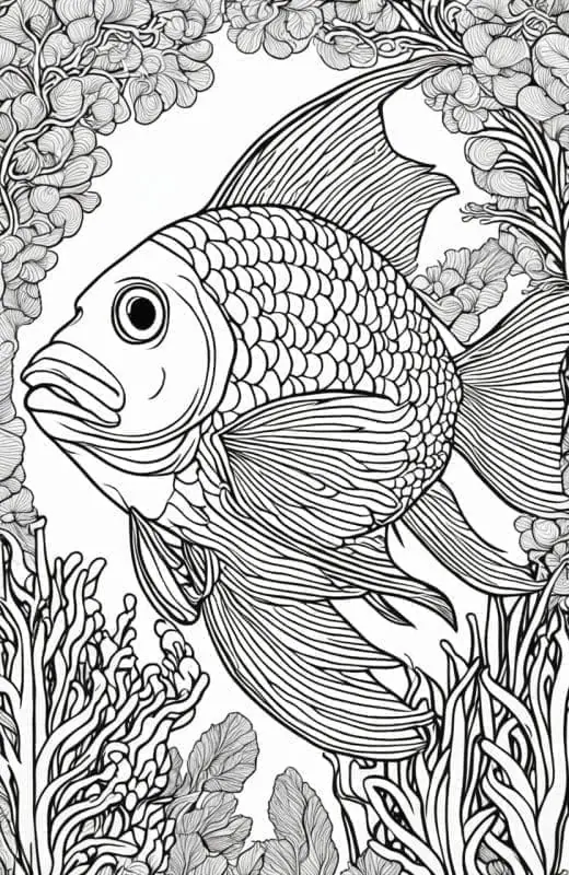 Fish Coloring Pages – 5