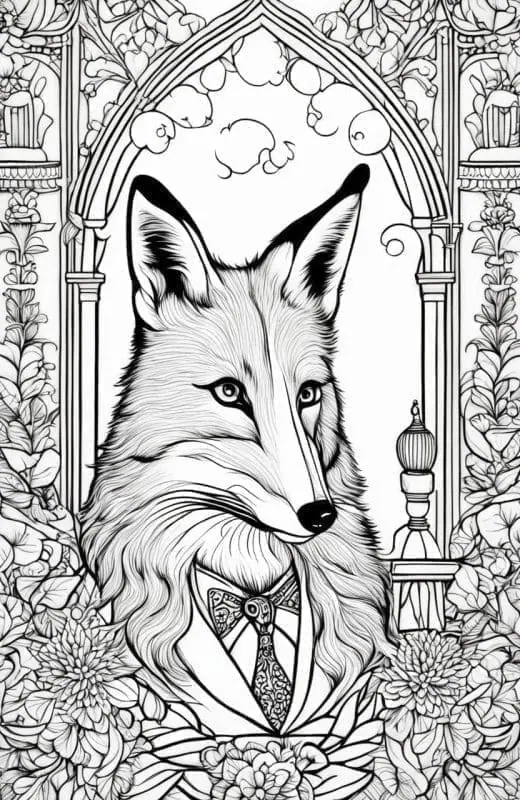 Fox Coloring Pages – 2