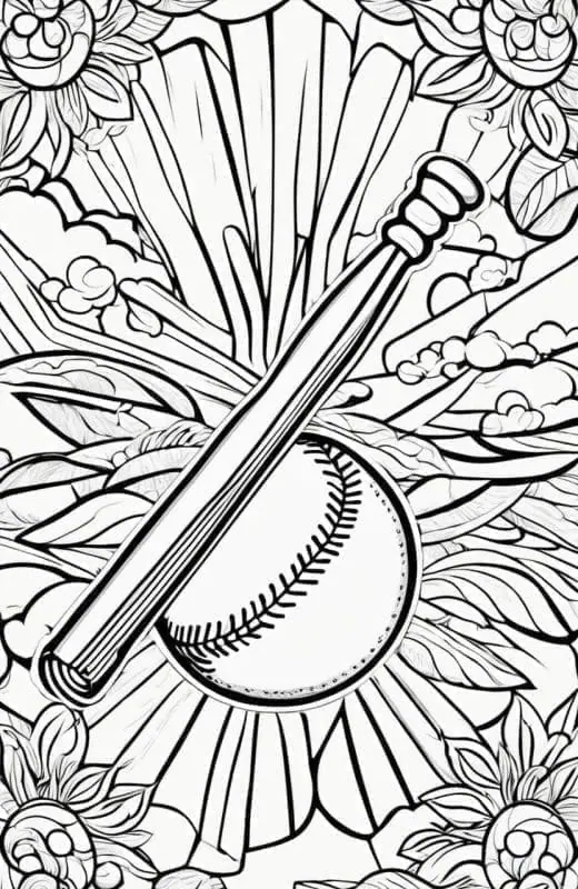 Baseball Coloring Pages – 5