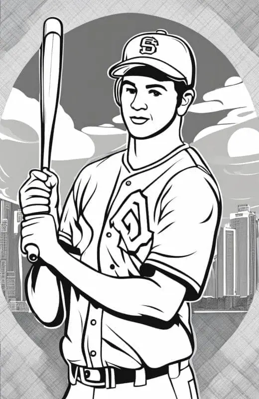 Baseball Coloring Pages – 4