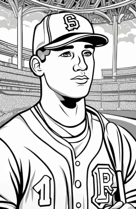 Baseball Coloring Pages – 2