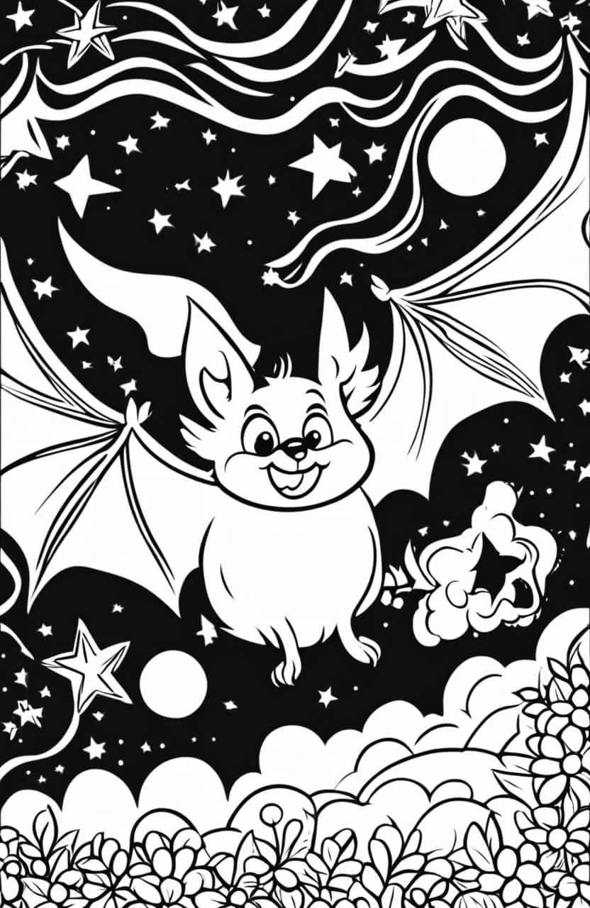Bat coloring Pages – 2