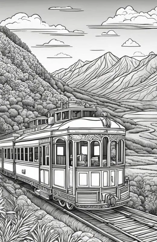 Train Coloring Pages – 1