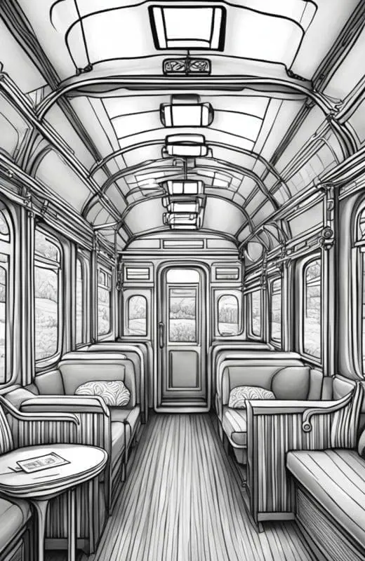 Train Coloring Pages – 8