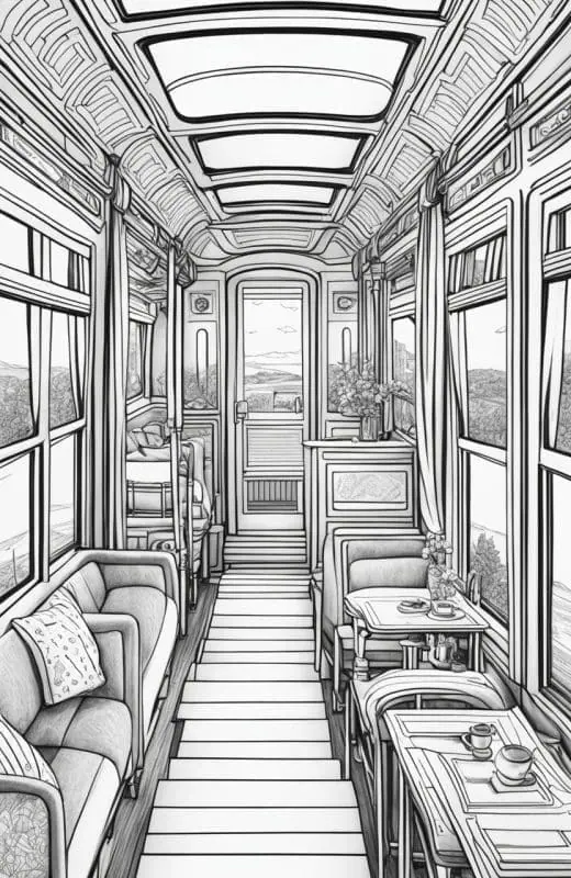 Train Coloring Pages – 5