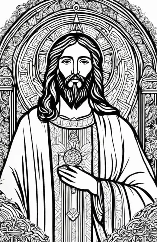 Jesus Coloring Pages – 3