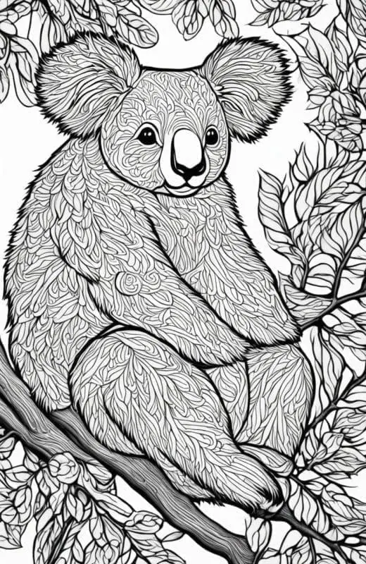 Koala Coloring Pages – 2