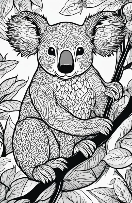 Koala Coloring Pages – 5